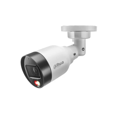 Cámara IP Bullet Dahua DH-IPC-HFW1239S1-A-IL 2MP PoE Micrófono Smart Dual Light 30m IP67