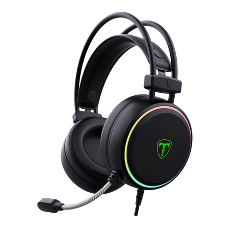 Diadema Gamer T-Dagger Sona RGB USB 2.0 con Micrófono Negra