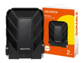 Disco Duro Externo 2TB 2.5" USB 3.1 ADATA HD710 Pro Negro Resistente a Golpes y Agua