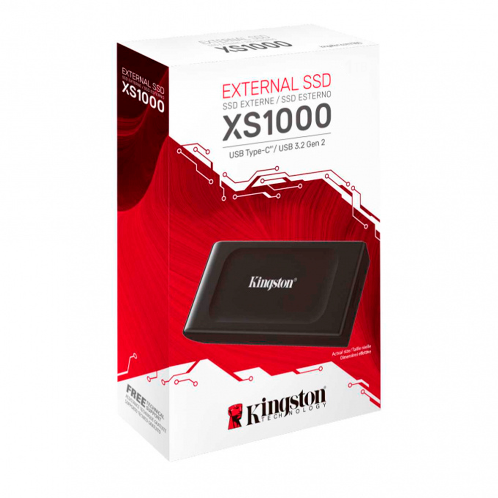 SSD Externo 2TB USB-C Kingston XS1000 SXS1000/2000G