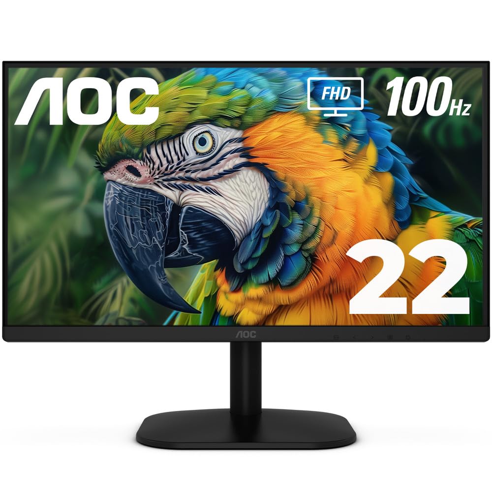 Monitor 21.5" Full HD AOC 22B2HM2 HDMI VGA LED
