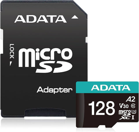 MicroSD 128GB Adata V30 Clase 10 con Adaptador SD