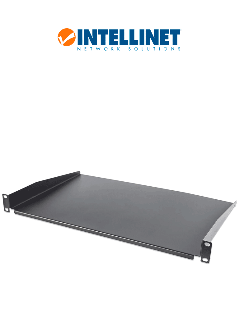 Charola Fija Intellinet 19" 1U 30cm para Rack IN-715072