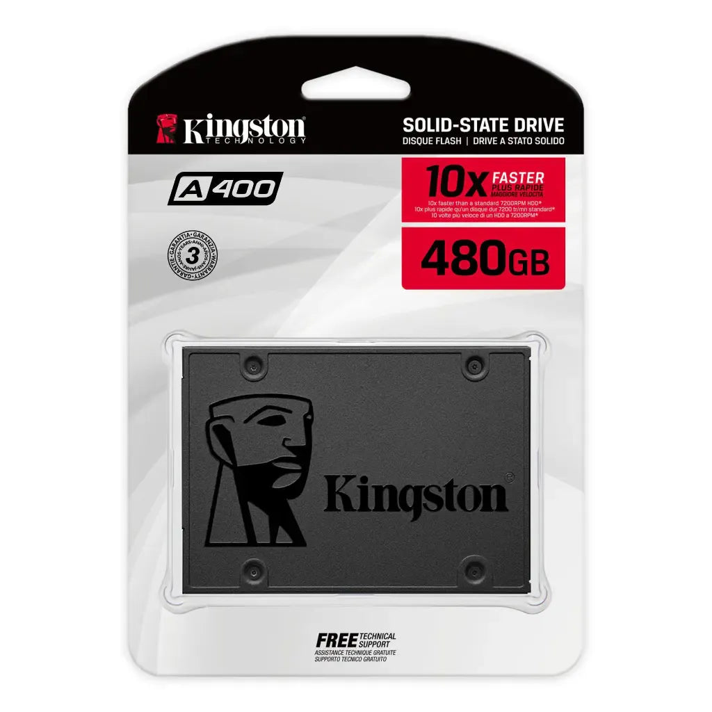 SSD Kingston 480GB SATA III 2.5” para Laptop y PC