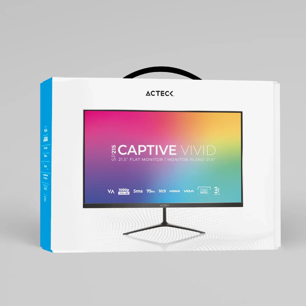 Monitor ACTECK Captive Vivid SP215 de 21.5" Full HD LED
