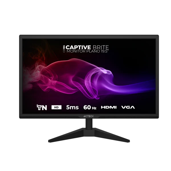 Monitor ACTECK AC-939409 LED 19.5″ 1440×900 75Hz HDMI/VGA
