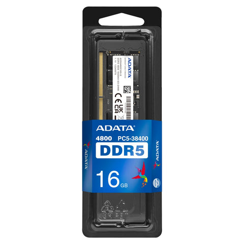 Memoria RAM Adata DDR5 SODIMM 16GB 4800MHz para Laptop