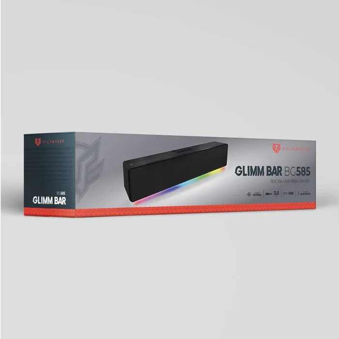 Bocina Gamer GLIMM Bar BG585 LED Bluetooth BR-936958 Balam Rush