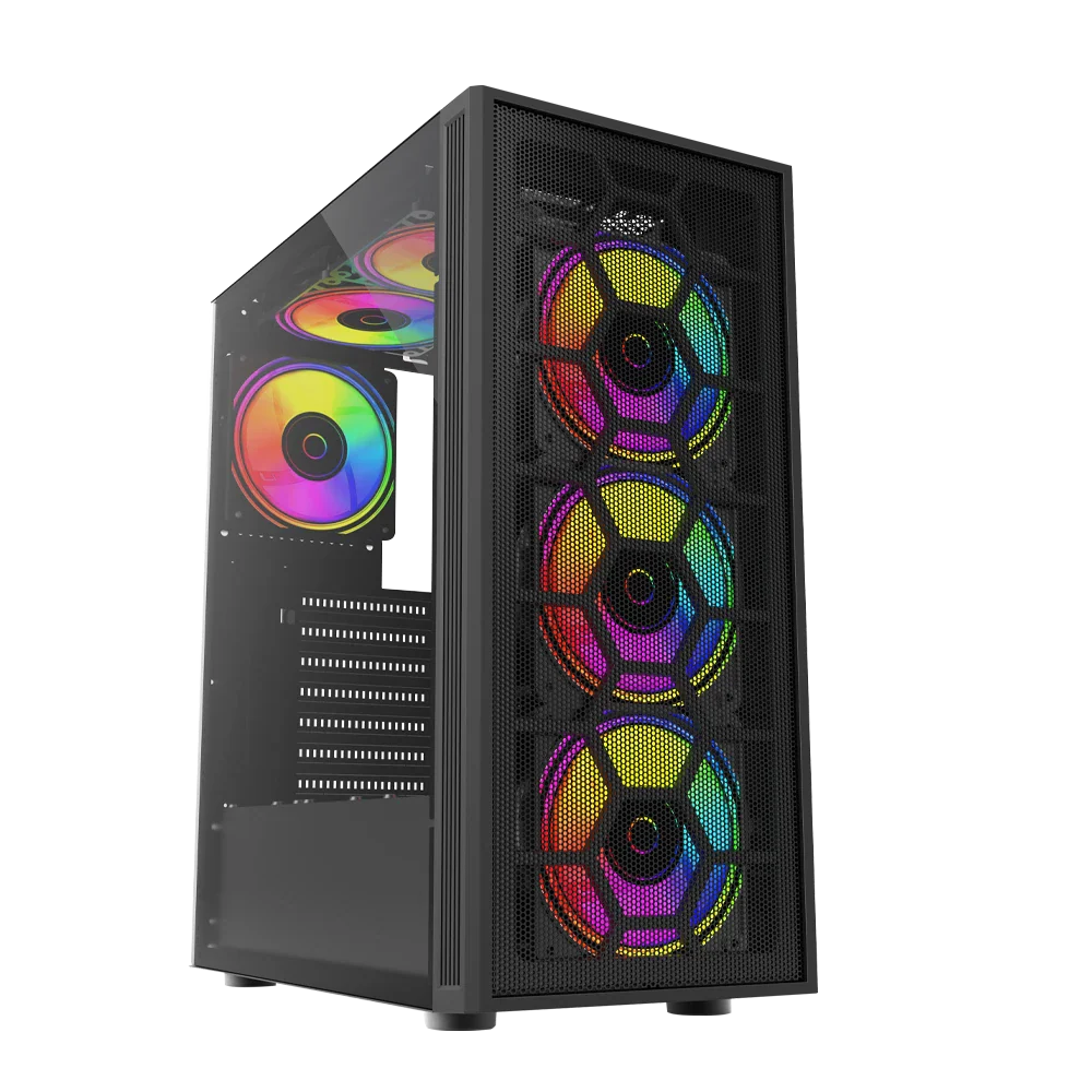 Gabinete Gamer ATX Balam Rush Dragonfly Mesh BR-935982 Mid Tower