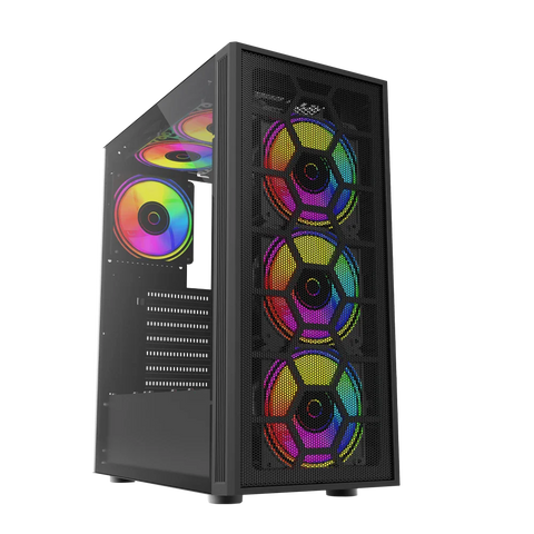 Gabinete Gamer ATX Balam Rush Dragonfly Mesh BR-935982 Mid Tower