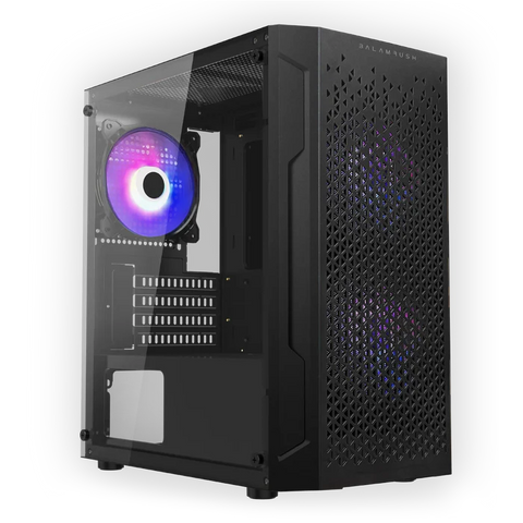 Gabinete Gamer Balam Rush Artic Mini Torre ATX Cristal Templado