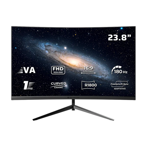 Monitor Gamer Curvo 23.8" Full HD Balam Rush BR-943031 LED