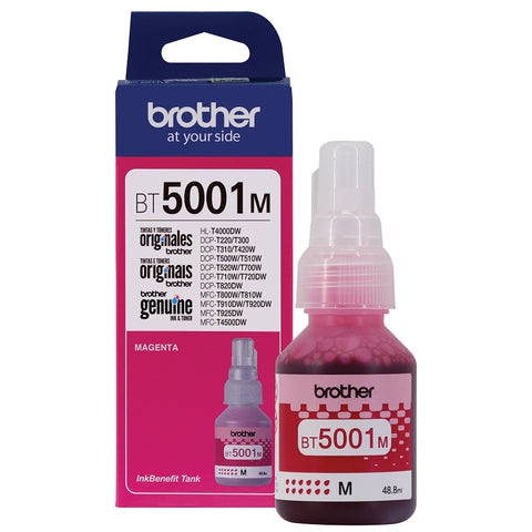 Botella de Tinta Brother BT5001M Magenta para DCP-T220