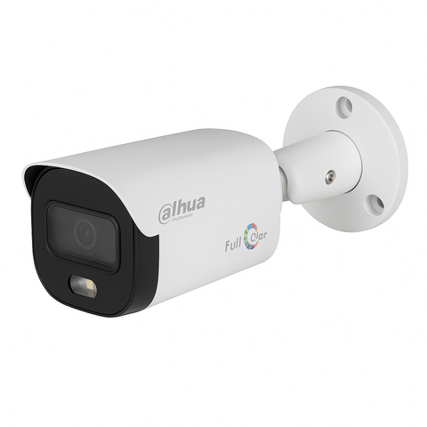 Dahua B1A21N-U-IL-A Cámara Bullet 2MP Full-Color, Audio, Luz Blanca, HDCVI, Lente 3.6mm – Videovigilancia