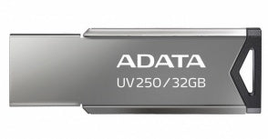 Memoria USB 32GB Adata UV250 Metálica Plata