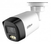 Cámara Bullet HDCVI 5MP Dahua HFW1500RLN-IL-T IR Luz Blanca 20m Audio Bidireccional