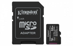 Memoria MicroSD 64GB Kingston Canvas Select Plus UHS-I con Adaptador