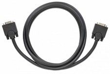Cable para Monitor Manhattan SVGA HD15 Macho a HD15 Macho 1.8m Negro