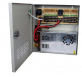 Fuente de Poder 12V 20A para 18 Cámaras CCTV Saxxon PSU1220D18
