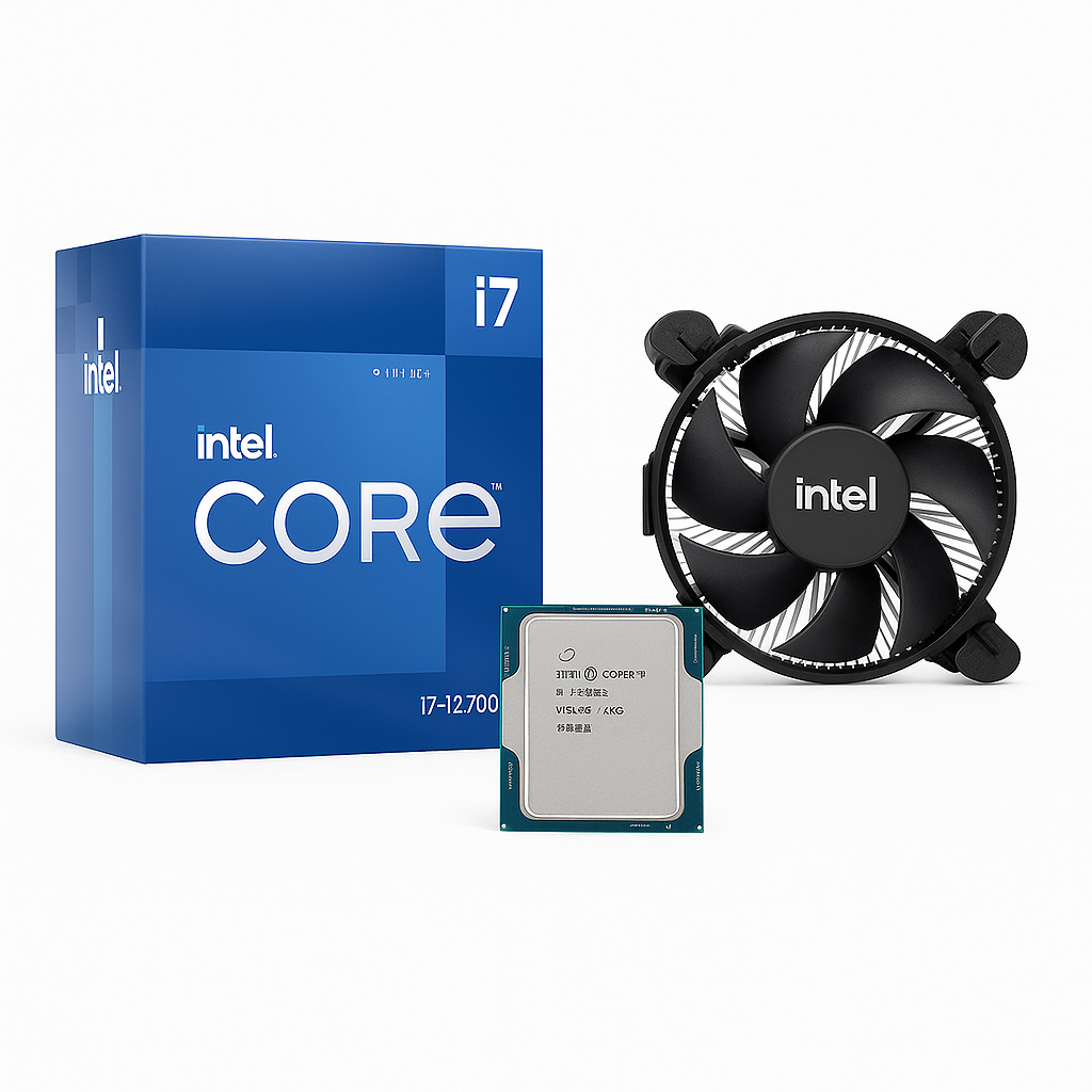 Intel Core i7-12700 BX8071512700 Procesador 12 Núcleos 20 Hilos, 4.9GHz Boost, UHD 770, Socket LGA1700 – CPU para PC