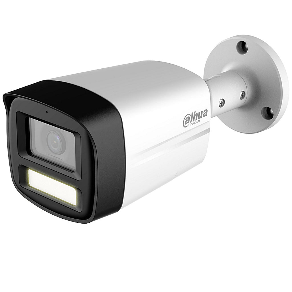 Cámara Bullet HDCVI 2MP Dahua HFW1200TLMN-ILT IR + Luz 40m Audio