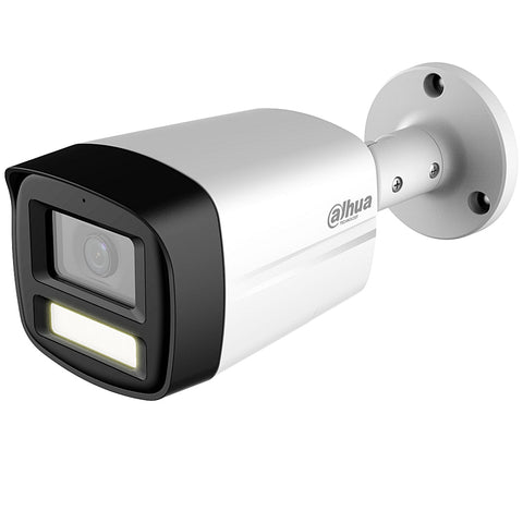 Cámara Bullet HDCVI 2MP Dahua HFW1200TLMN-ILT IR + Luz 40m Audio