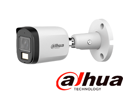 Cámara HDCVI Bullet 2MP Dahua B2A21N-U-IL-A IR 30m Micrófono Integrado Exterior