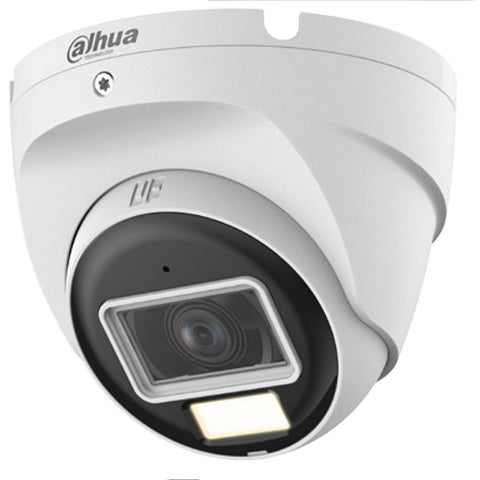 Cámara HDCVI Domo 2MP Dahua T2A21N-U-IL-A IR 30m Micrófono Exterior