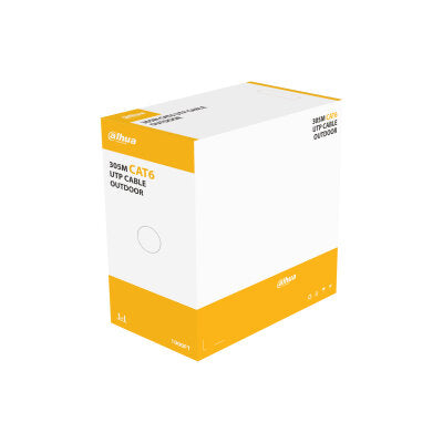 Bobina de Cable UTP Cat6 DAHUA DH-PFM920-6U 100% Cobre para Redes y CCTV