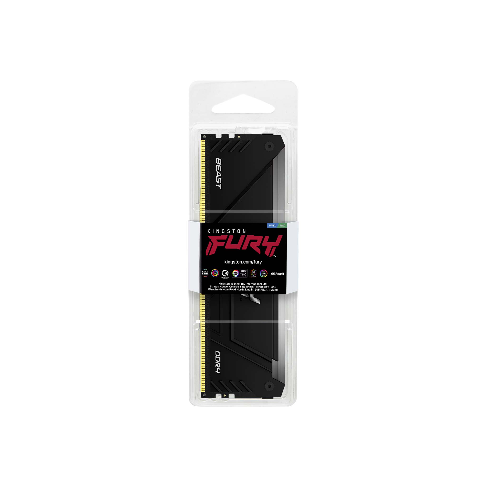 Memoria RAM Gamer Kingston FURY Beast DDR4 RGB 8GB