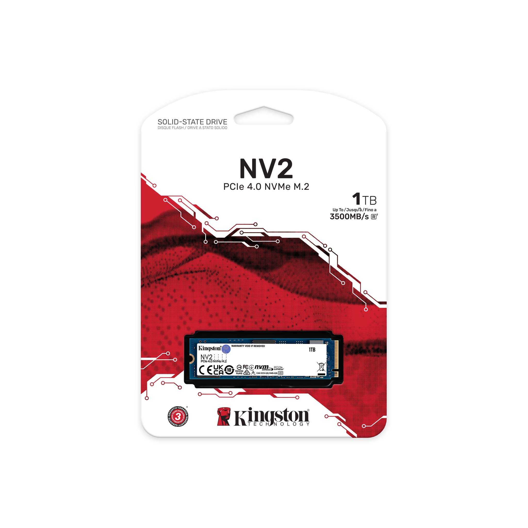 Disco SSD Kingston NV2 NVMe 1 TB