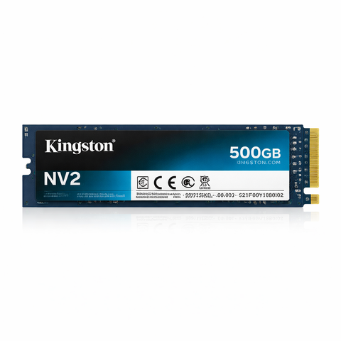 Kingston NV2 SNV3S/500G SSD NVMe 500GB PCIe 4.0, M.2 2280 – Disco de Estado Sólido para PC y Laptop