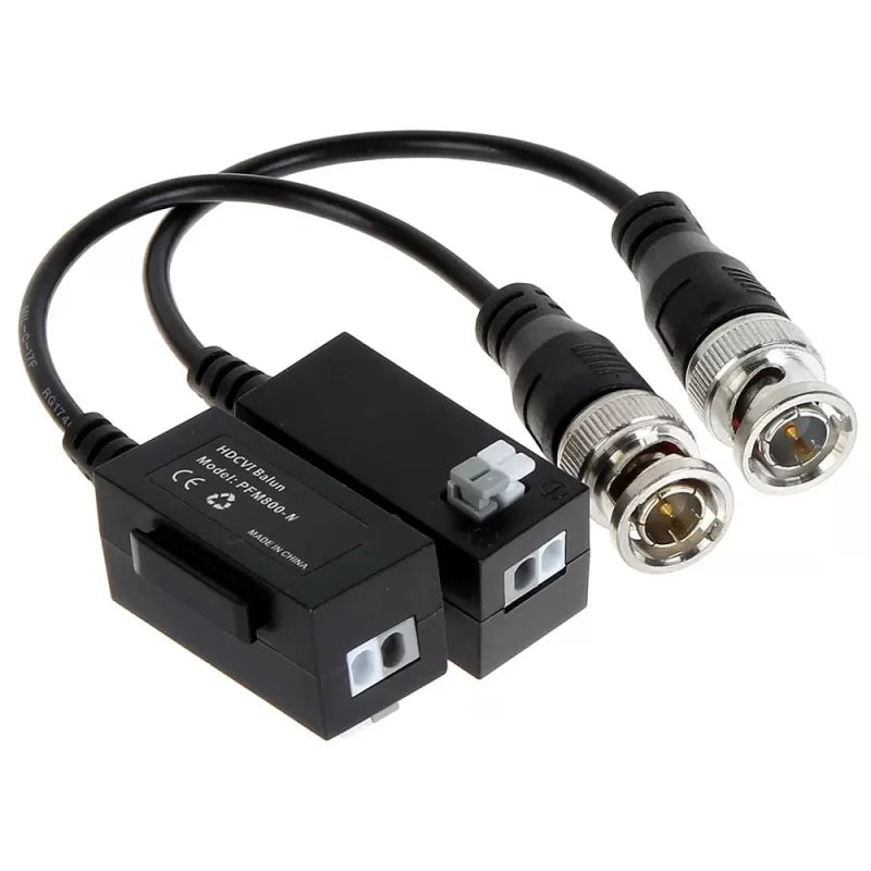 Kit Balun Pasivo HDCVI 2MP Dahua DH-PFM800-N Video 2 Piezas