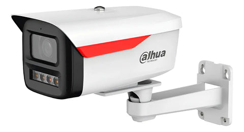 Cámara IP Bullet 4MP Dahua IPC-HFW2449MSBP PoE 50m con Micrófono WizColor