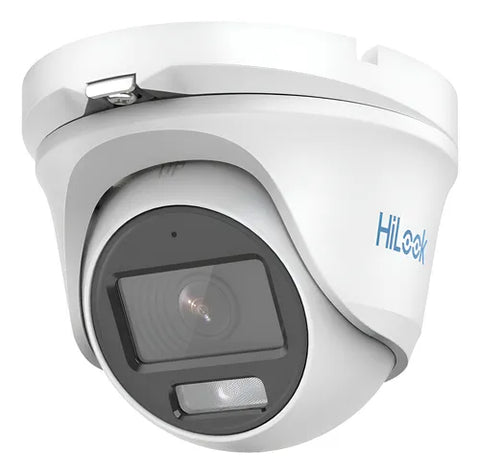 Cámara Domo TurboHD 2MP HiLook THC-T129-MS IR 30m Micrófono Hikvision