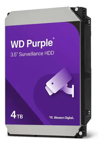 Disco Duro 4TB SATA III WD Purple WD44PURZ 5400RPM 256MB CCTV