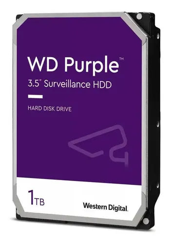 Disco Duro WD Purple 1TB para Videovigilancia 24/7 SATA 3.5”