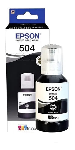 Botella de Tinta Epson T504120 Negra para L4150