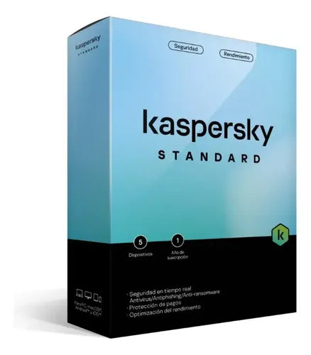 Licencia Kaspersky Standard 5 Usuarios 1 Año TMKS-403