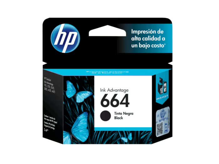 Cartucho de Tinta Negro HP 664 Original para 1115 2135 3635