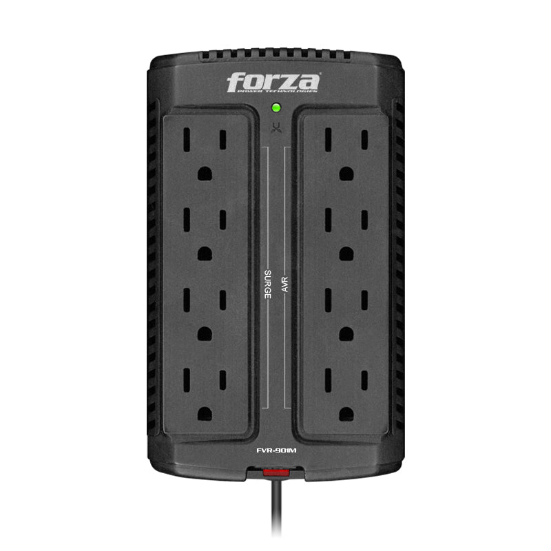 Regulador de Voltaje Forza FVR-901M 900VA 450W 8 Contactos