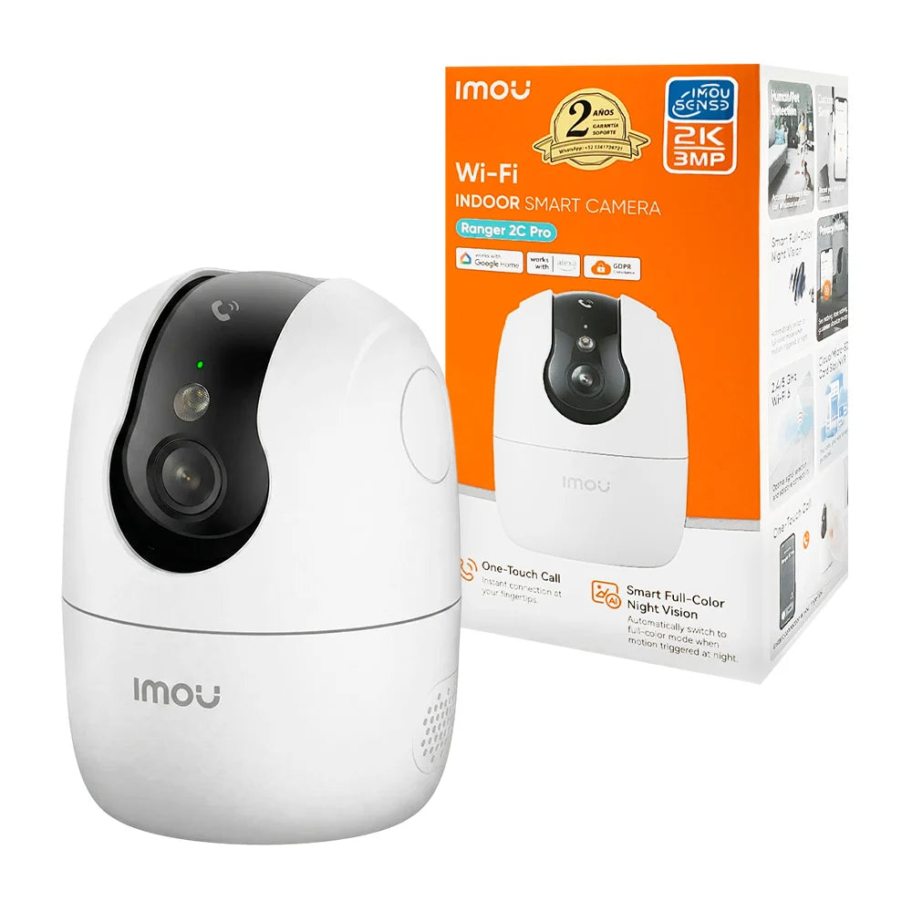 Cámara IP WiFi Domo 3MP Imou IPC-S2CN-3R1S IR 20m Audio Bidireccional