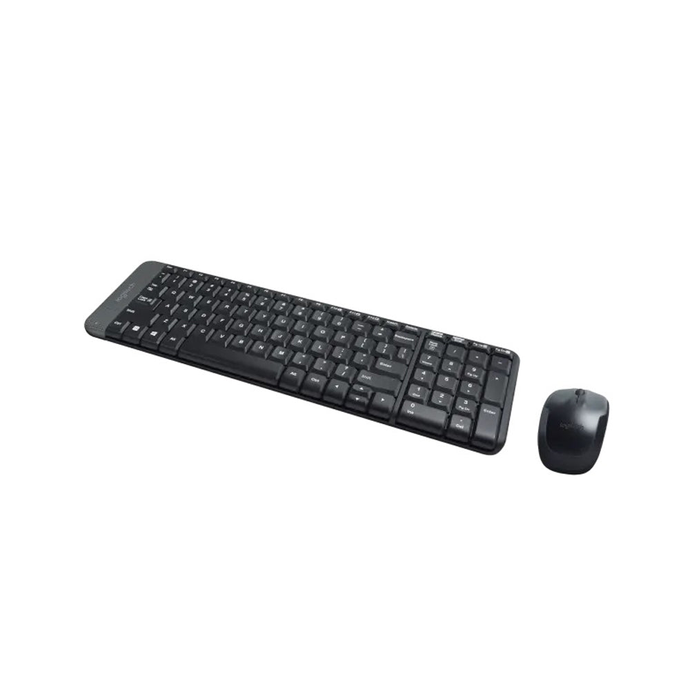 Kit de Teclado y Mouse MK220 inalámbrico Negro Logitech