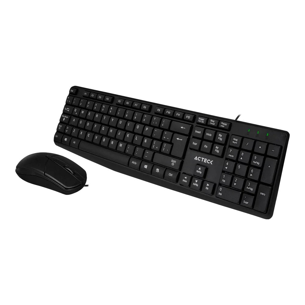 Kit de Teclado y Mouse Alámbrico Creator MK210 Acteck