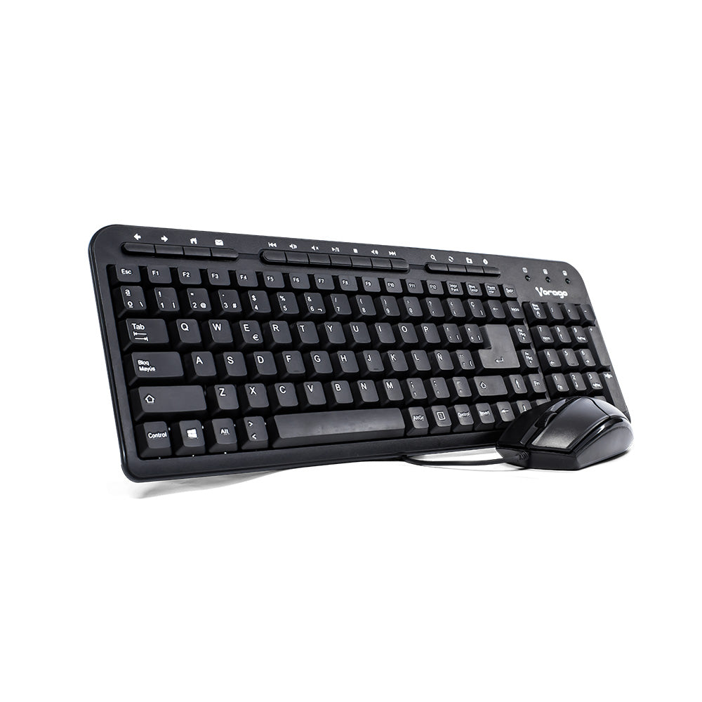 Kit Teclado y Mouse KM-105 Alámbrico Vorago