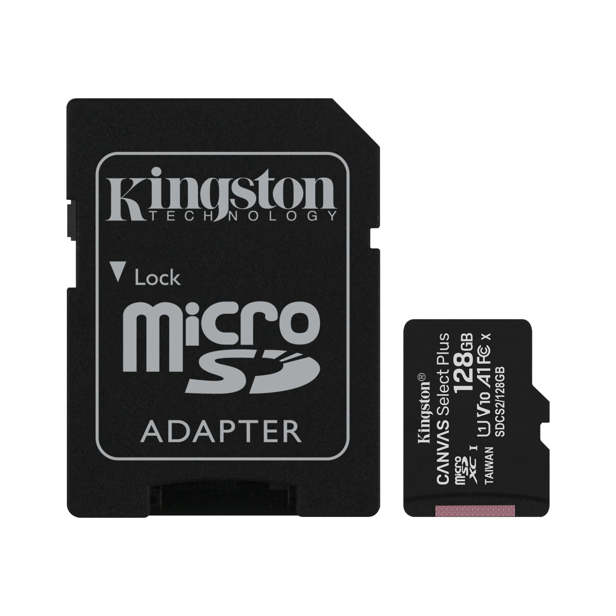 Tarjeta de memoria Canvas Select Plus MicroSD 128GB Kingston