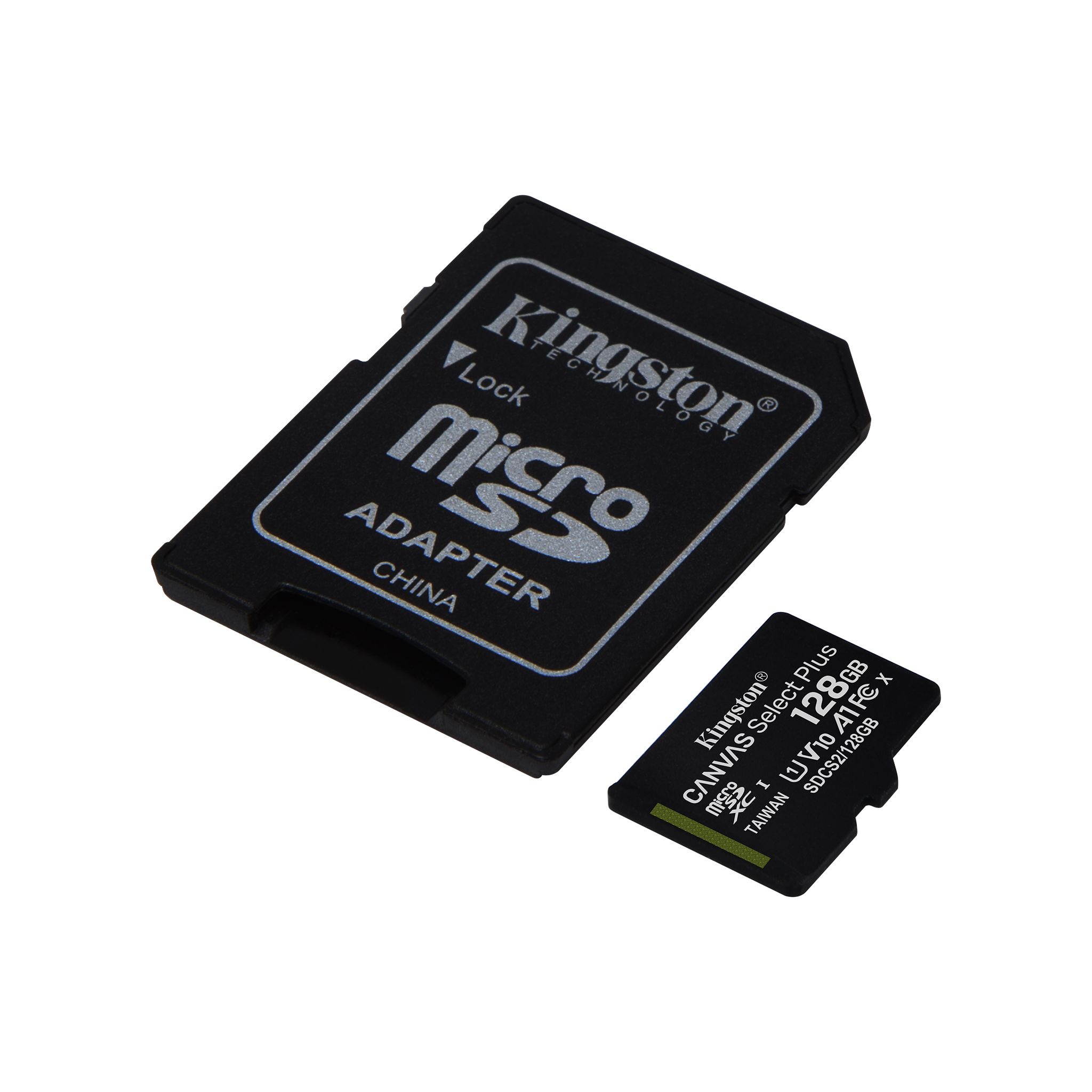 Tarjeta de memoria Canvas Select Plus MicroSD 128GB Kingston