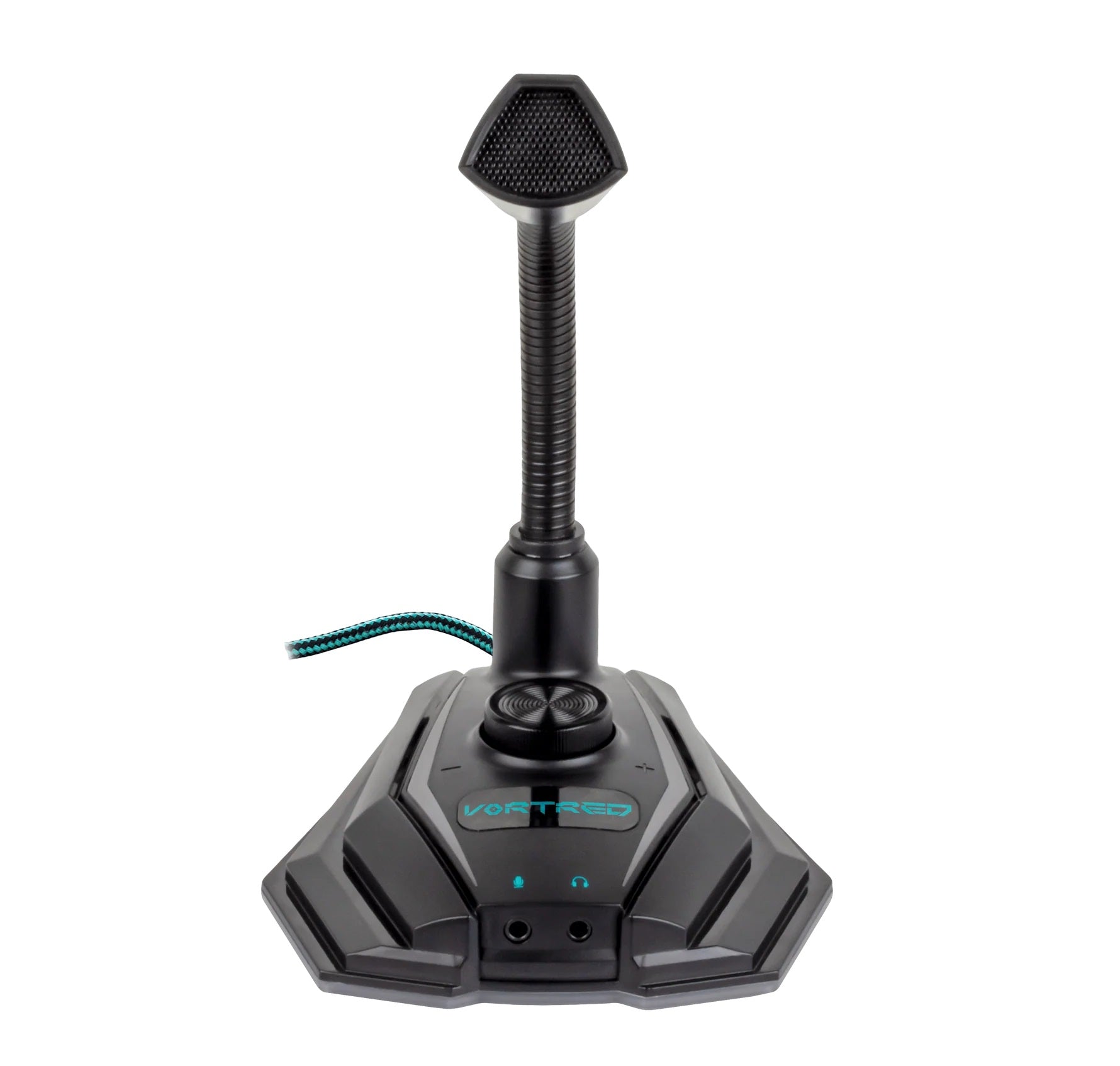 Micrófono Gaming Luz LED RGB Handler negros VORTRED