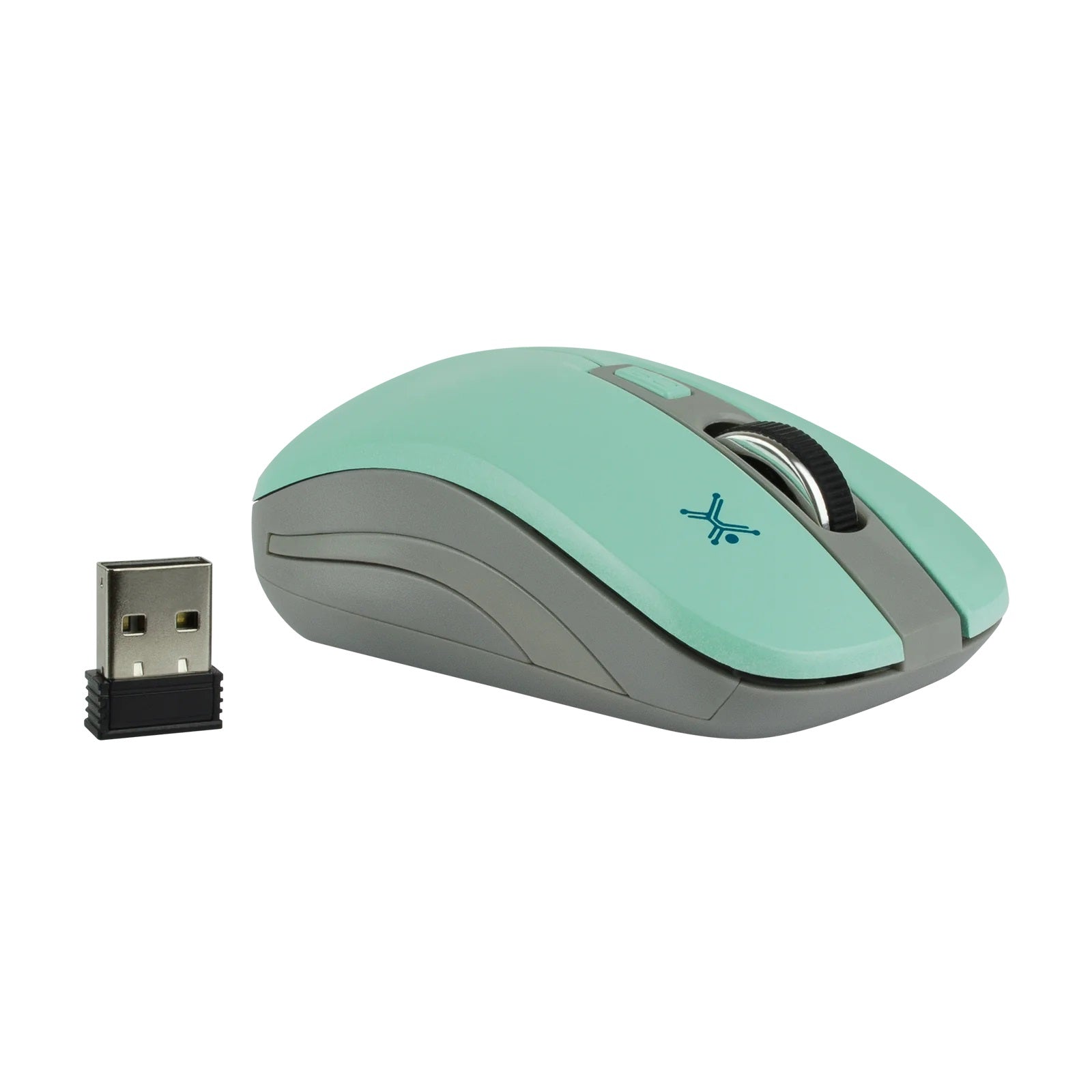 Mouse Inalámbrico Sensor Óptimo 1600 DPI Essential Turquesa PERFECT CHOICE