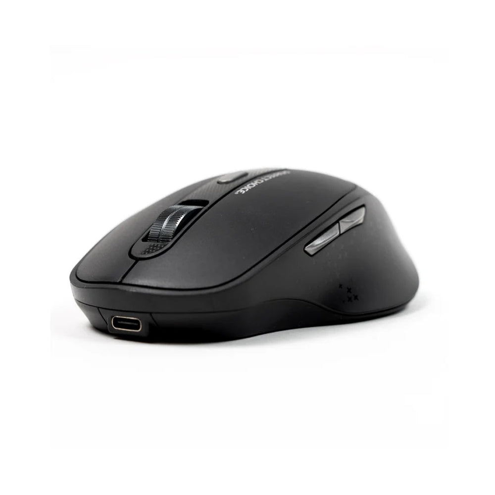 Mouse Inalámbrico Recargable Clic Silencioso Clix Negro PERFECT CHOICE